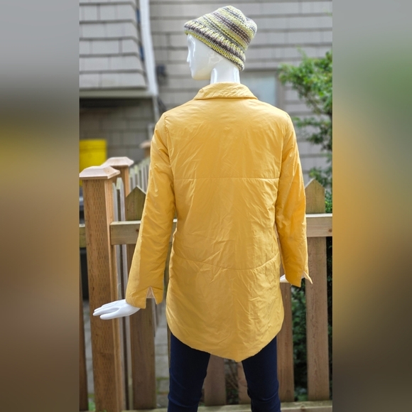 Yargici Light Quilted Yellow Zip Up Jacket With Pockets..small - Picture 3 of 12